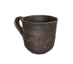 Чашка чайна (невелика) ручної роботи із глини