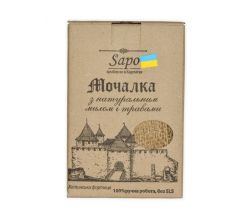Джутова мочалка з милом і травами Трави Карпат 150 г
