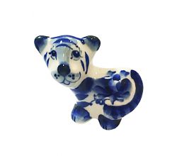 Figurka niebieskiego tygrysa Uri