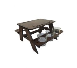 Міні-бар із дерева На коня (на 6 персон)