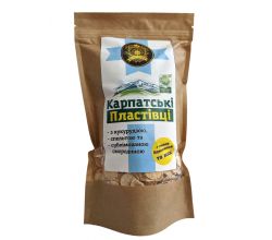 Corn flakes with bee pollen and poppy seeds 