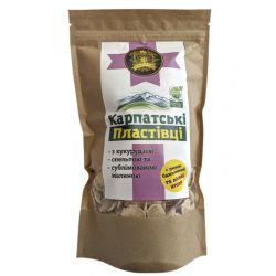 Кукурудзяні пластівці з бджолиним пилком та лісовими ягодами