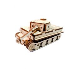 Дитячий 3D-конструктор із дерева Танк