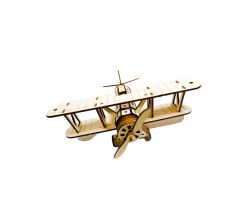 Дитячий 3D-конструктор із дерева Ретро-літак