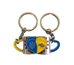 Брелок металевий Кухлики Україна