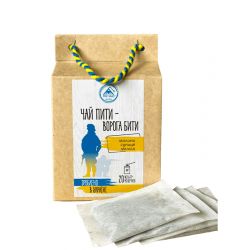 Карпатський чай з малиною Чай пити - ворога бити (20 мішечків)