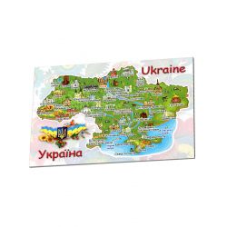 Магніт на м'якій основі Мандруй Україною :)