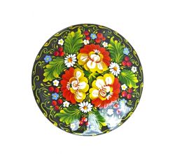 Скринька з Петриківським розписом 