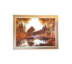 Картина з бурштину Річка 