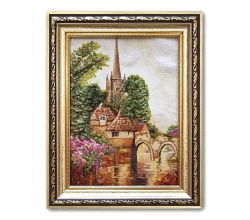 Картина з бурштину Замок