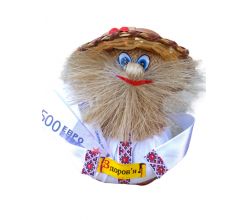 Homeboy w haftowanym „Savochka błogosławi zdrowie”