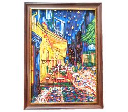 Картина з бурштину Літнє кафе