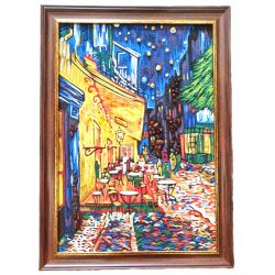 Картина з бурштину Літнє кафе