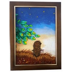 Картина з бурштину Їжачок