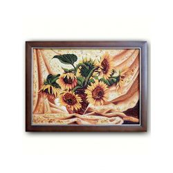 Картина з бурштину Соняхи jan0001