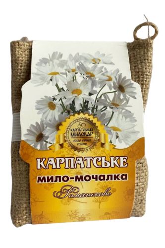 Мочалка для тіла Карпатський миловар / Ромашкова