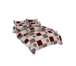 Постільна білизна в клітинку Осіння кава з какао (різних розмірів)