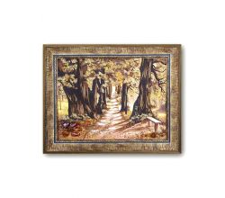Картина з бурштину Таємничий ліс