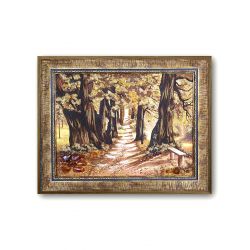 Картина из янтаря Таинственный лес Картина из янтаря Таинственный лес