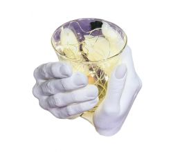 Набір з гіпсу для створення 3D-зліпків рук Сімейні вогники щастя