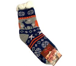 Теплі шкарпетки на овечій вовні Оленятка (розмір 35-38)
