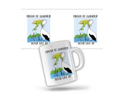Ceramic mug Never give up