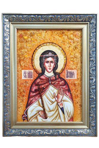 Ікона з бурштину Агнія 
