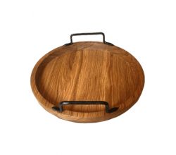 Підніс із дерева (діаметр 32 см)