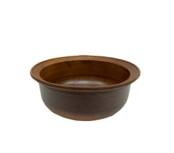 тарілка-бульйонна глиняна 