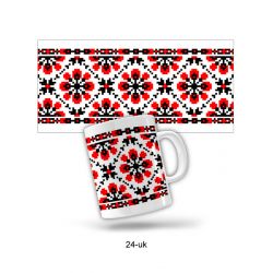 Керамічна чашка Черкаські мотиви орнаменту