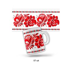 Керамічна чашка Класика петриківського розпису 