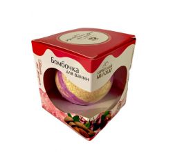 Бомбочка для ванни вишня та мигдаль 120г 