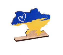 Статуетка патріотична В саме серце  (із дерева)
