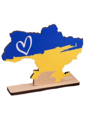 Статуетка патріотична В саме серце  (із дерева)