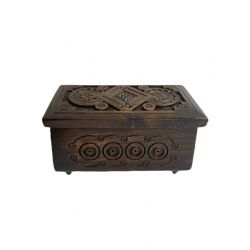 Casket decorative ornament wood
