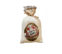Магніт мішечок Христос Воскрес писанка-вишиванка в сіні 