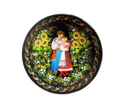 Тарілка розписна Сюжет М2 20 см 