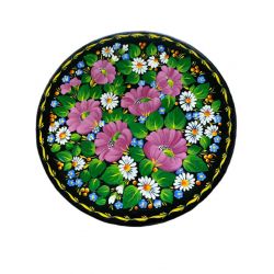 Тарілка розписана Барвисті  сади 22см 