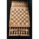 Шахмати дерев'яні з дошкою,Коробка для шахів Хід Королеви- Ручна робота 