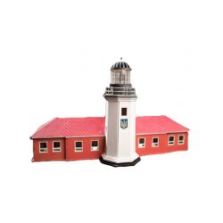 3D конструктор-Маяка з острова Зміїний з будівлею (створи сам)