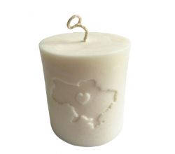 Свічка формова Україна в серці