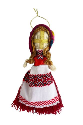 Лялька-мотанка  мала  (без підставки) Мотря 21 см.