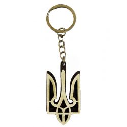 Брелок  Герб-потрійний-дерево