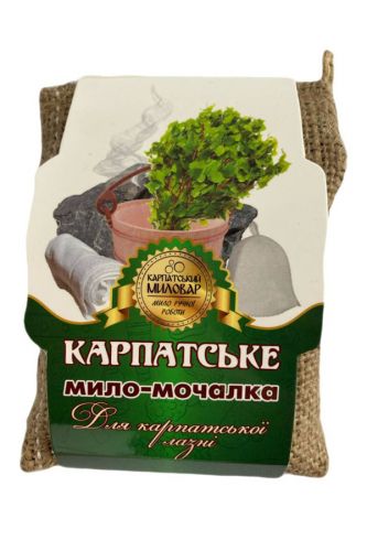 Мочалка для тіла Карпатский моловар / Для карпатської лазні  