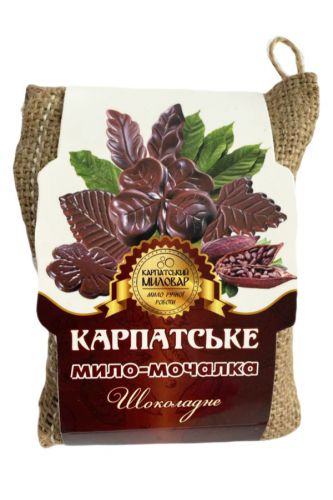 Мочалка для тіла Карпатський миловар / Шоколадне 