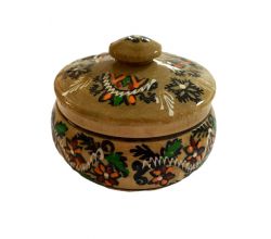 Сільничка дерев'яна Орнамент