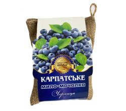 Мочалка для тіла Карпатський миловар / Чорниця