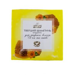 Твердый шампунь для жирных волос Объем и сияние