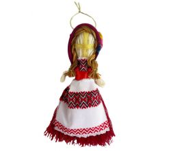 Лялька-мотанка  мала  (без підставки) Мотря 21 см.