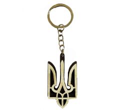 Брелок  Герб-потрійний-дерево